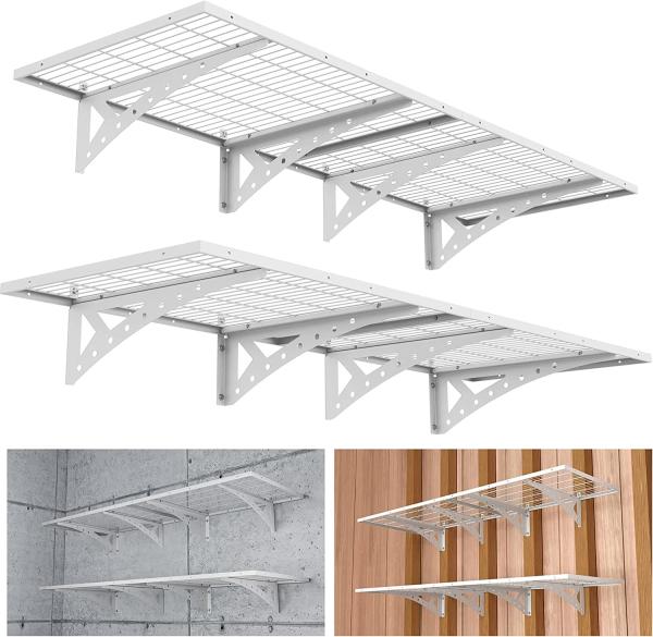2x6ft Grid Shelving Steel Storage Support Rack for Painting Powder Coat