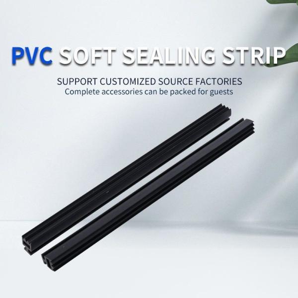 Cheap                    PVC Extrusion Weather Rubber Soft Sealing Strip Rubber Extrusion              for sale