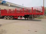 3 Axles Fence Semi Trailer High Tensile Steel Q345 With Linglong Brand Tire