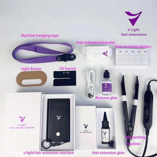 Hot selling v-light hair extensions machine China factory supply v light hair