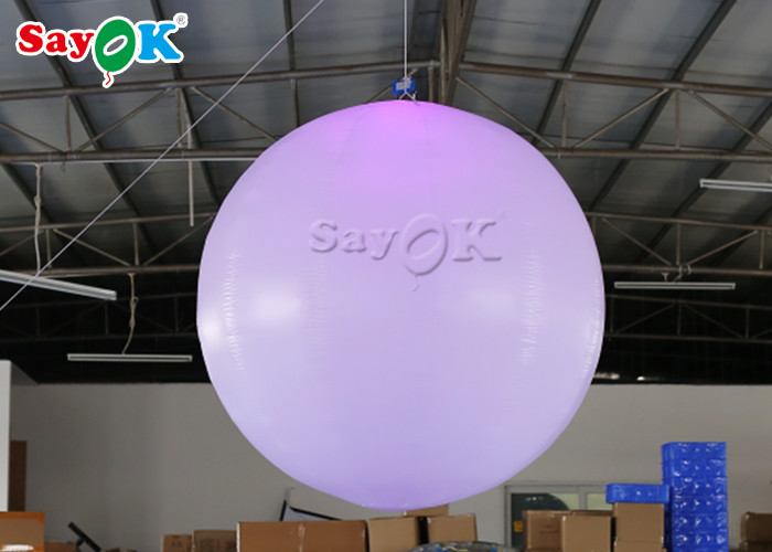 Airstar Lighting Balloon Portable LED Inflatable Ball / Inflatable Air Balloon For Wedding / Advertising