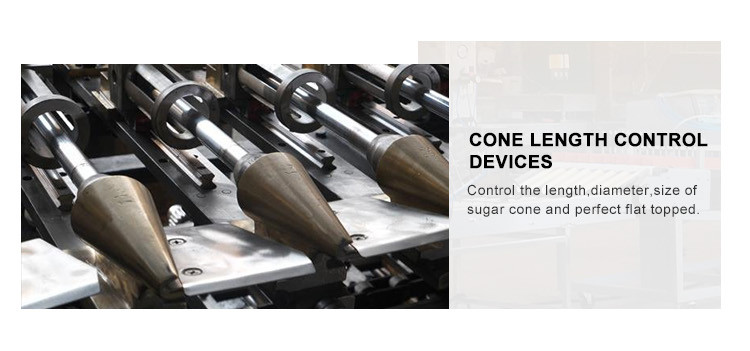 Full Automatic Ice Cream Cone Biscuit Making Machine 101 Baking Plates