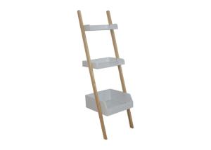 Quality Contemporary Knock Down Bamboo Legs 20KG Step Ladder Bookcase wholesale