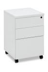 Gray h60mm Steel Office Furniture 3 Drawer File Cabinet With Wheels