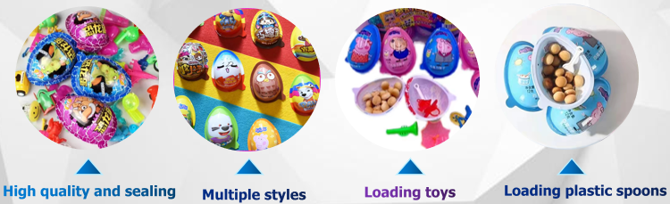 Surprise Chocolate Egg Blister Packing Machine with Small Footprint 6500*1000*1800mm