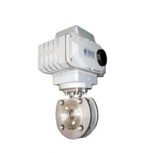Quality Normal Temperature SS Ball Valve Flange Connection Electric Short Ball Valve wholesale