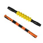 Eco Round Bead Back Massage Roller Stick Deep Tissue TPE Handle