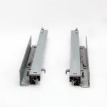 Full Extension Galvanized Steel Soft Close Furniture Drawer Slides 500mm