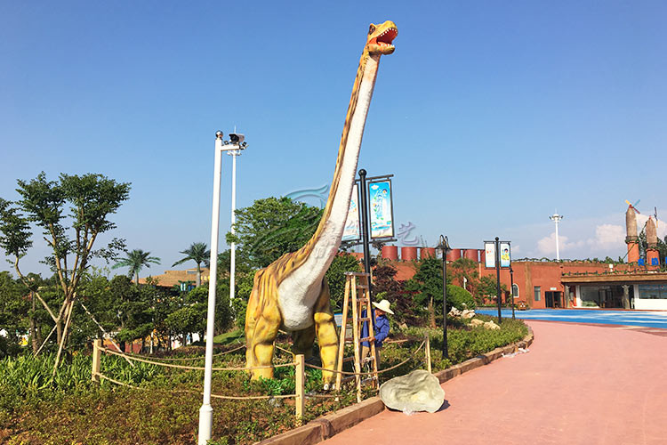 Outdoor Animatronic Mechanical Dinosaur 110/220vac 50/60hz Brachiosaurus For Sale
