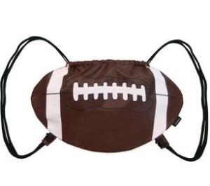 Quality Rugby ball shape Sport Shoes Kept Sprots bags with drawstring wholesale
