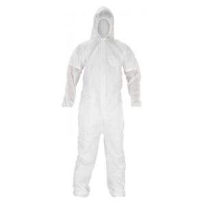 Quality Hygienic Disposable Protective Coveralls High Filtration Capacity Dust Protection wholesale