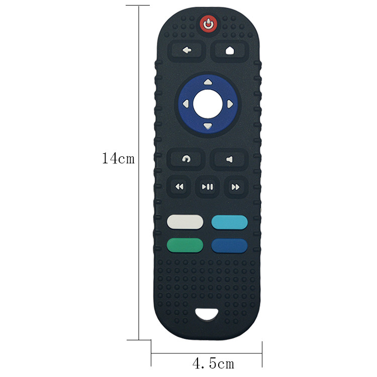 OEM ODM Silicone Baby Teether Funny TV Remote Control Teething Toy