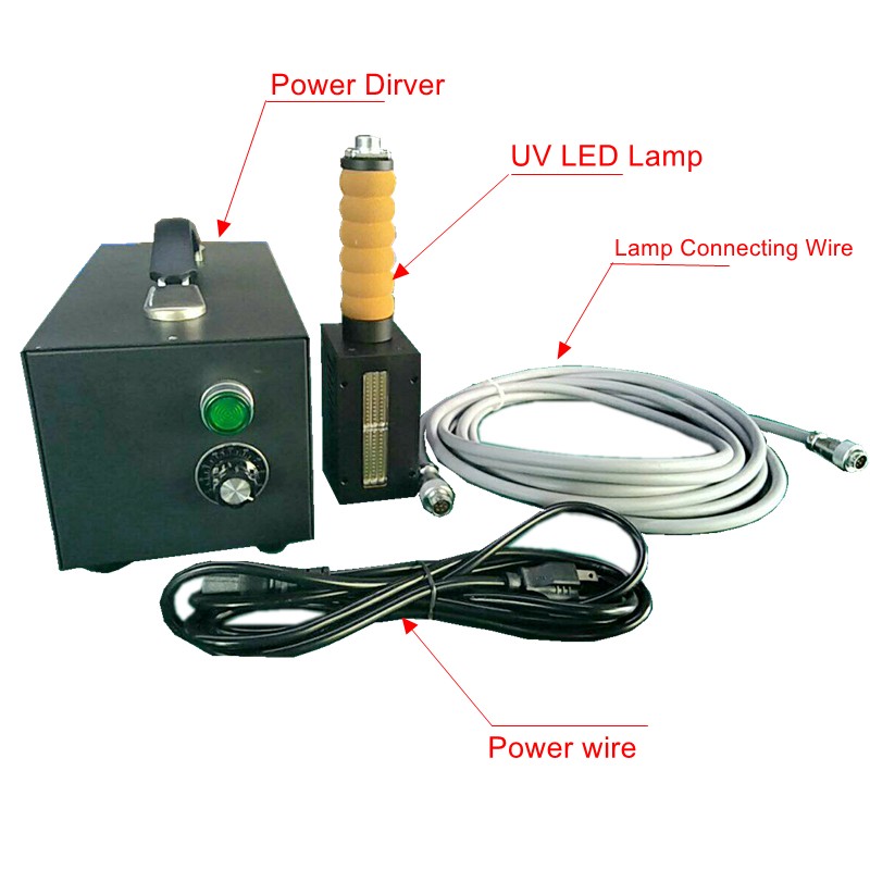 Wood Floor 250 Watt 8000mw/Cm2 385nm Portable UV Light