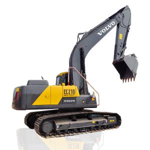 Quality Volvo EC210 Used Hydraulic Excavator 21 Tonnage 123KW 1.0m3 Bucket Capacity wholesale