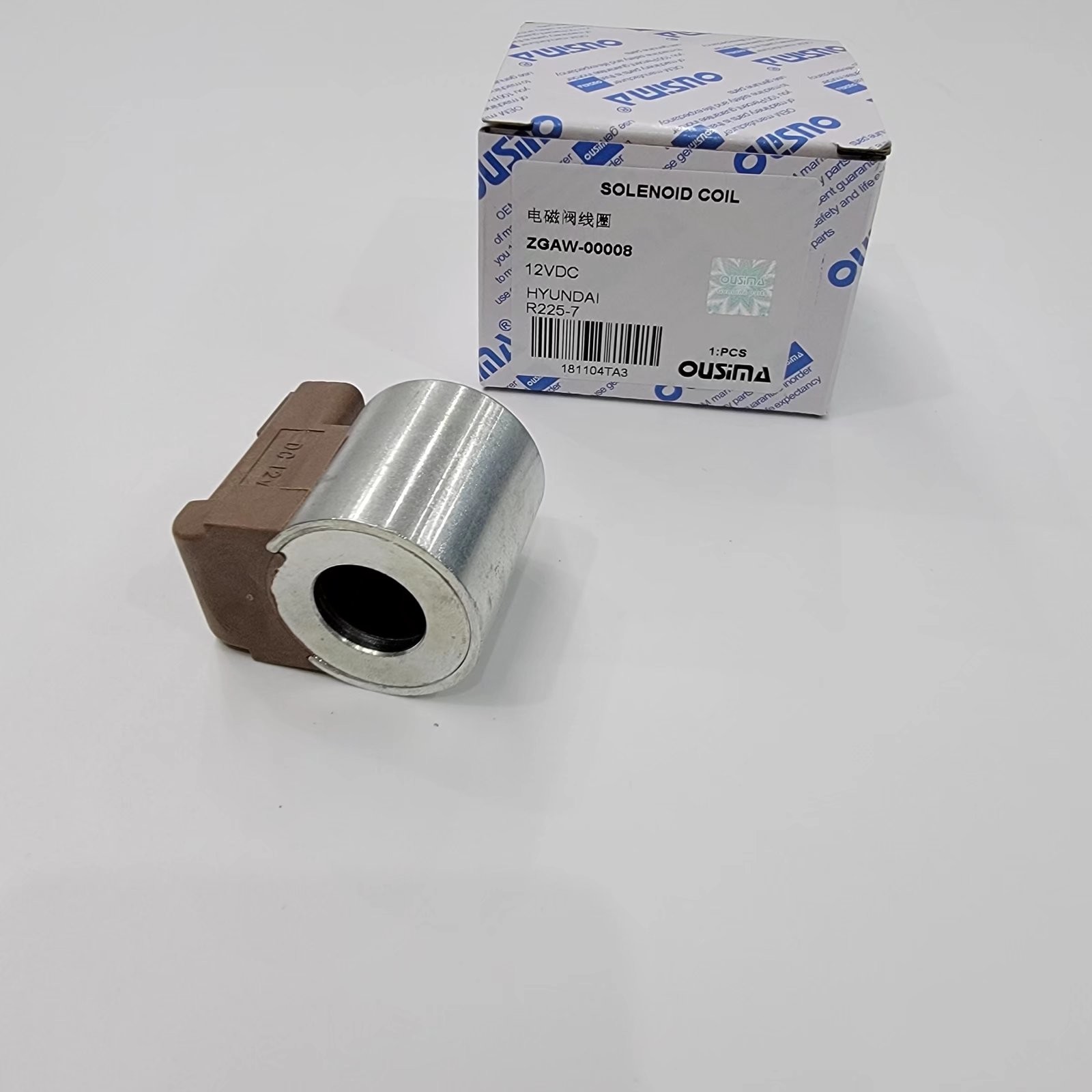 ZGAW-00008 Excavator Solenoid Coil For Hyundai R225-7
