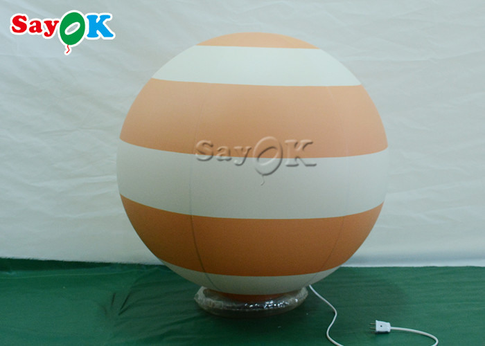 7ft Pvc Orange Airtight Inflatable Christmas Balloon Xmas Hanging Decor
