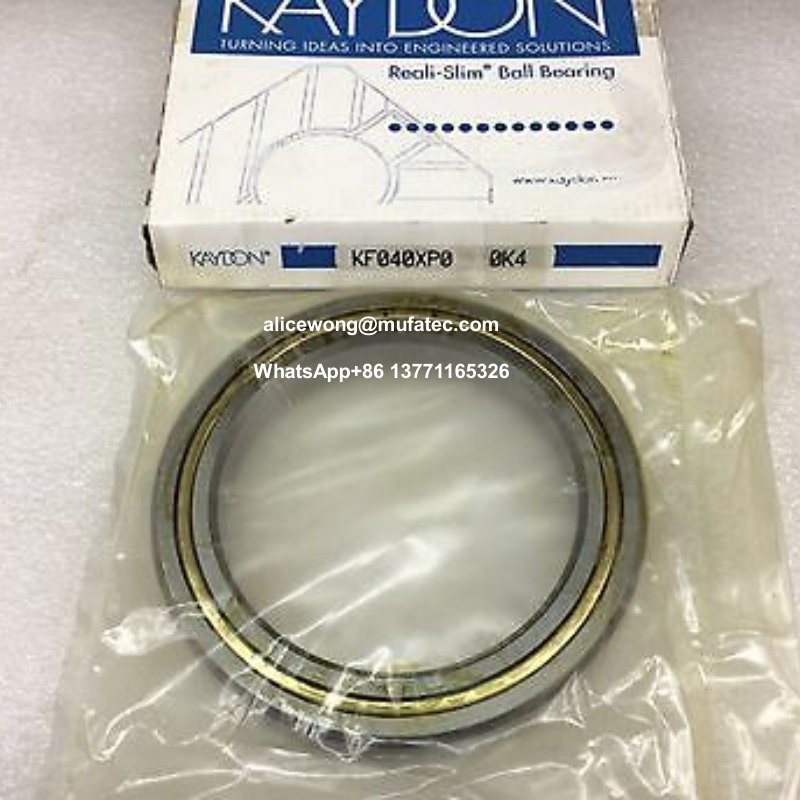 KF040AR0 Thin Section Bearings 101.6x139.7x19.05mm Brass Cage / Nylon Cage, Open / 2RS Rubber Seals