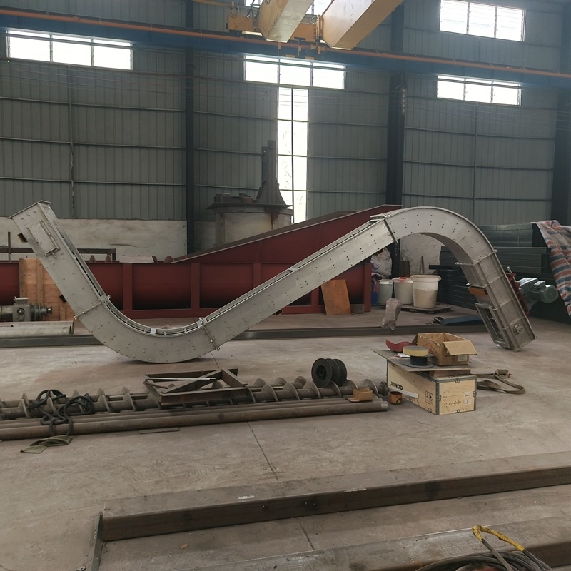 OEM Custom Industrial Electric Incline Chain Scraper Conveyor