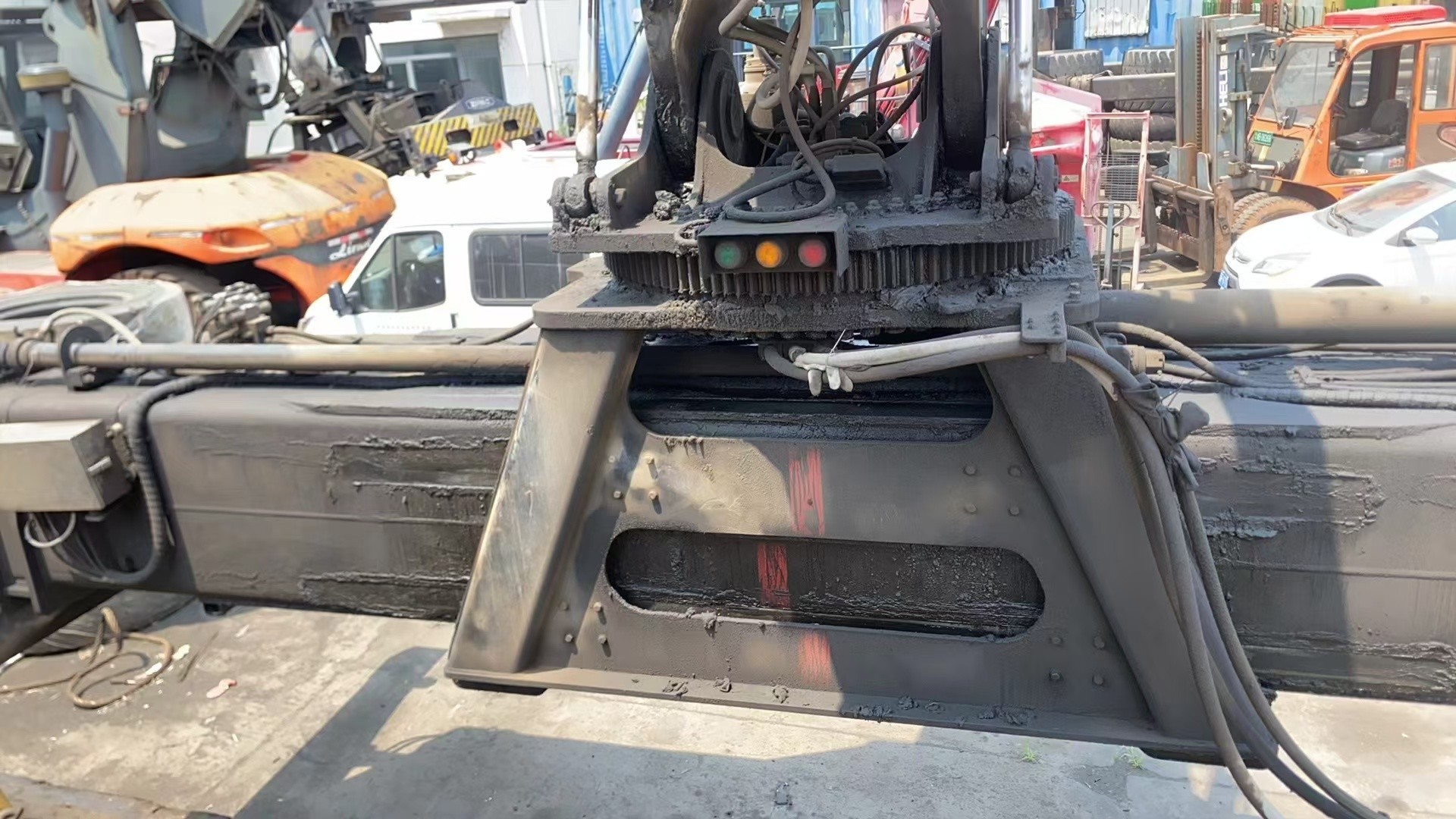 2016 Model Used Container Reach Stacker Forklift SANY SRSC45H1 With CUMMINS Engine