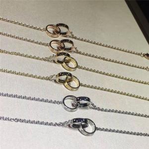 Quality C love bracelet 18k gold white gold yellow gold rose gold diamond bracelet Jewelry factory in Shenzhen, China wholesale