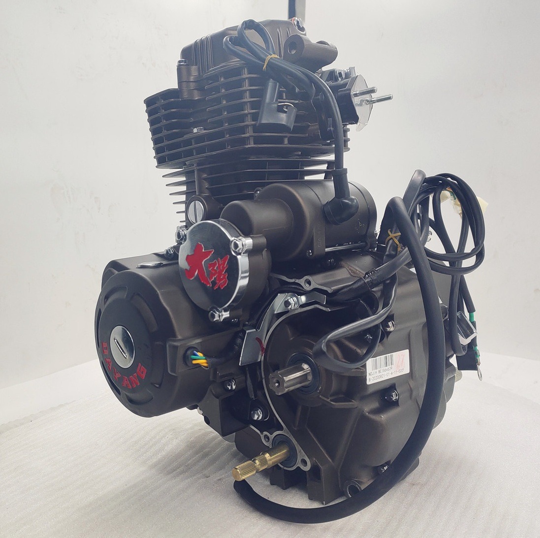 DAYANG Air Cooled CG200 Motorcycle Tricycle Engine Max Black Cylinder Assembly Style