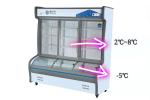 Electric 1200L Glass Door Chest Freezer Digital Control