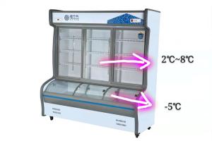 Quality Electric 1200L Glass Door Chest Freezer Digital Control wholesale