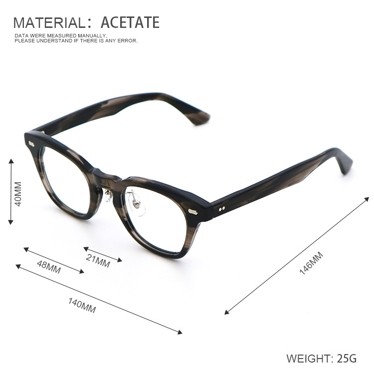 Unique Hand Made Retro Personalized Acetate Optical Frame MR 98613