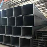 Carbon Black Iron Painted Surface Seamless Pipe Section 75x35 Carbon Steel