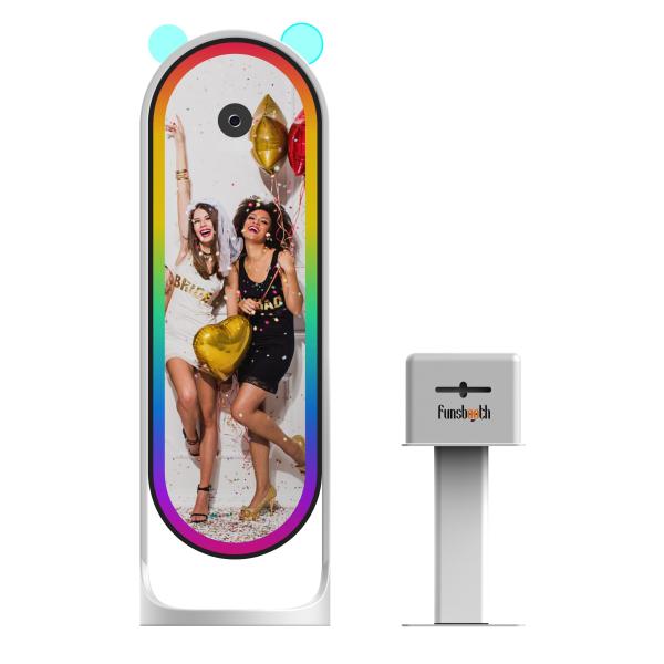 Mirror Interactive Wedding Photo Booth Machine Selfie Magic Mirror Photo Booth