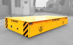 Quality 35t Lathe Carriage No Rail Steel Mill Battery Transfer Cart With Remote Control wholesale