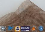 Brown 4x4mm PTFE Coated Fiberglass Fabric For Conveyor Belt