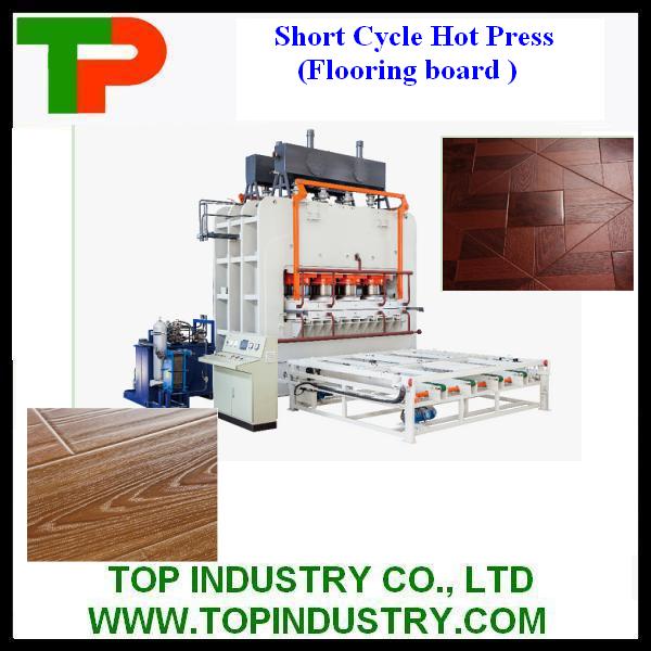 High Pressure Short Cycle Hot Press for Wooden Board MDF Board Laminating and Efficiency
