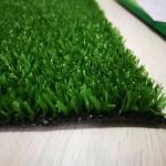 Green Indoor Fake Grass Installed Around Airport Apartment Gas Station