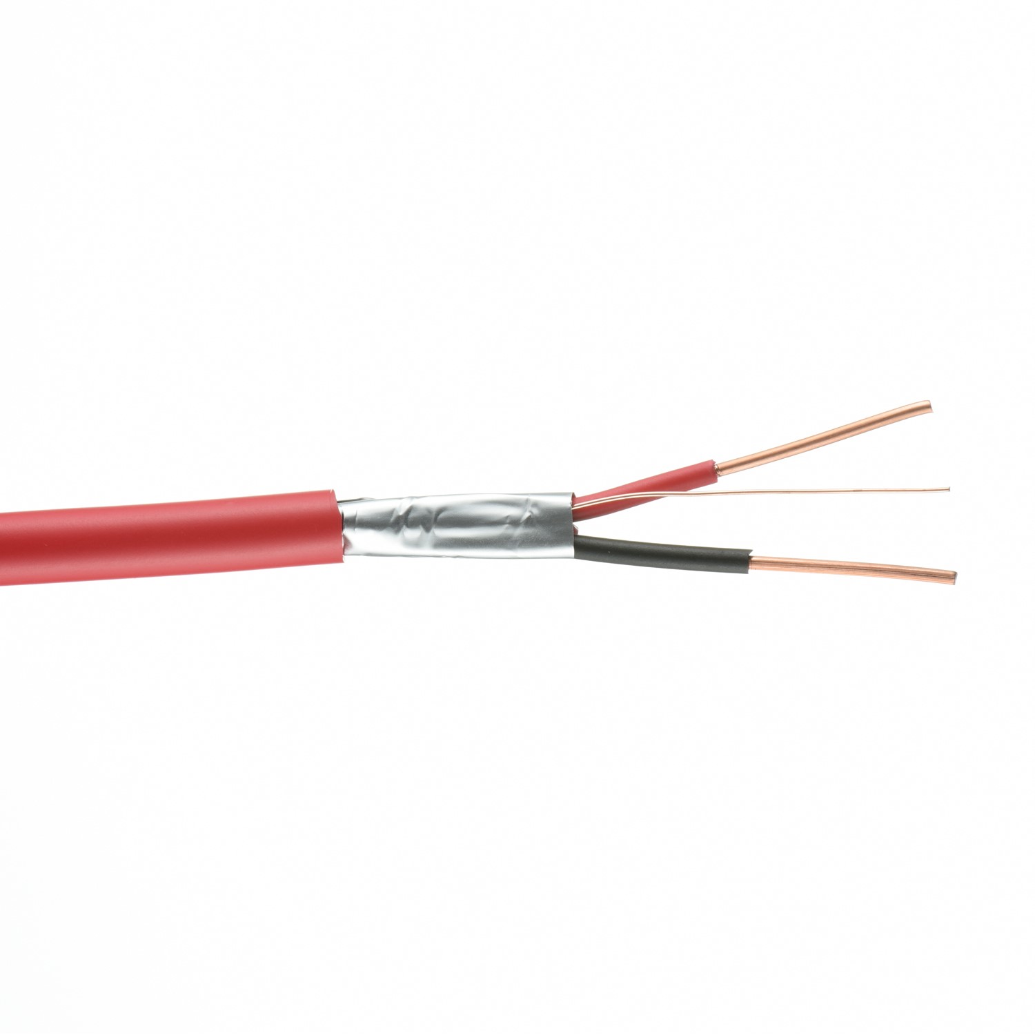 240mm Fire Resistant Cable 2x1.0mm2 1.5mm 2 Core PVC Jacket Unshielded ExactCables