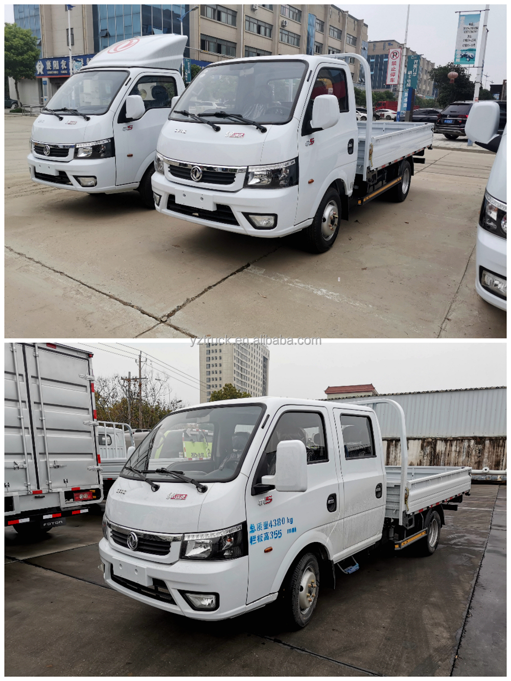 Smooth Cargo Transportation with Dongfeng 4x2 LHD RHD 1T 2T Light Flatbed Cargo Truck