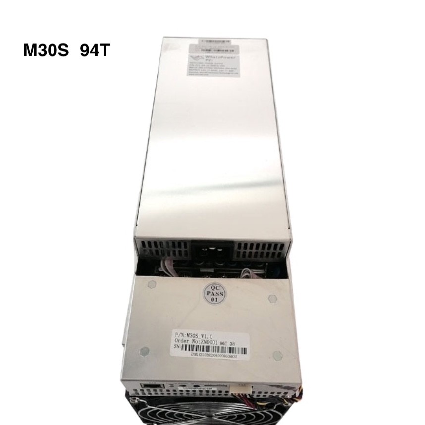94T 3344W Bitmain Asic Miner MicroBT Whatsminer M30s Sha 256 Algorithm