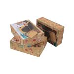 Empty Single Wall Cardboard Kraft Festival Gift Boxes Christmas Cookie Candy