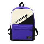 New Oxford waterproof cloth bag fashion cool slant zipper color students outdoor