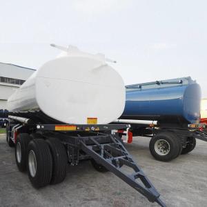 Quality Fuel Dolly Petrol 3 Axles Drawbar 20CBM Fuel Tanker Trailer wholesale