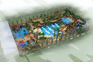 Quality Easy To Install Water Park Design Swim Attractions Stainless Steel And Concrete Construction wholesale