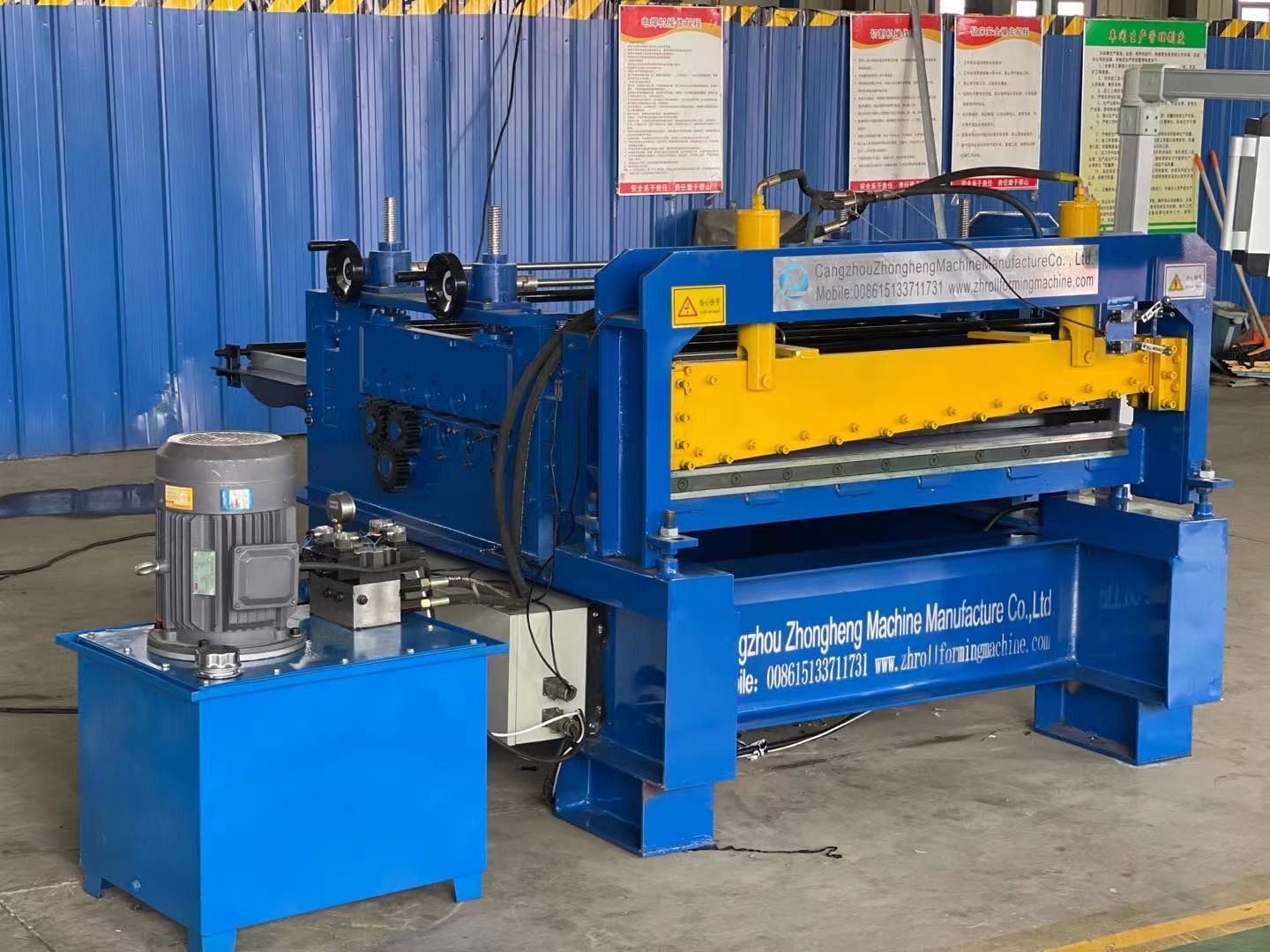 1mm thickness cut to length machine with slitting steel coil slitting line