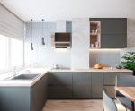 China Factory Wholesale Home Furniture Modern Modular Kitchen Cabinet Cupboard