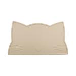 Cat Face Kids Silicone Placemat , Silicone Dining Table Mat Heat Resistant