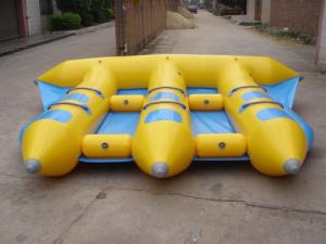 Quality Hot Air Welded Inflatable Flying Fish Boat for 6 Passengers wholesale
