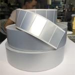 Matt Synthetic PET Silver Label Stickers Self Adhesive Paper