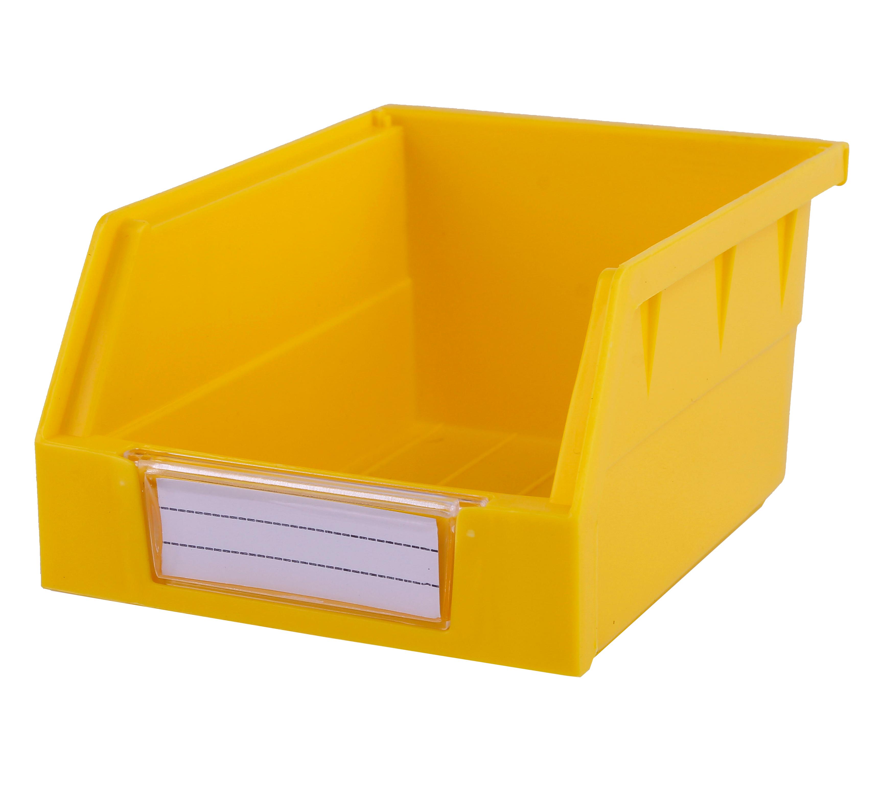 Eco-Friendly Plastic Storage Crates Industrial Stacking Customized Color PP Shelf Bin