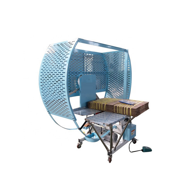 Pe Bunding 1200mm Carton Box Packing Strapping Machine Semi Automatic Mechanical Control
