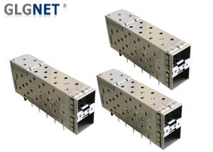 Quality Integrated SFP Cage Connector 2x1 Inner Outer Light Pipe Press Fit Mounting wholesale