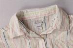 Girls Cool Cropped Striped Shirt Sleeveless 53% Linen 46% Cotton